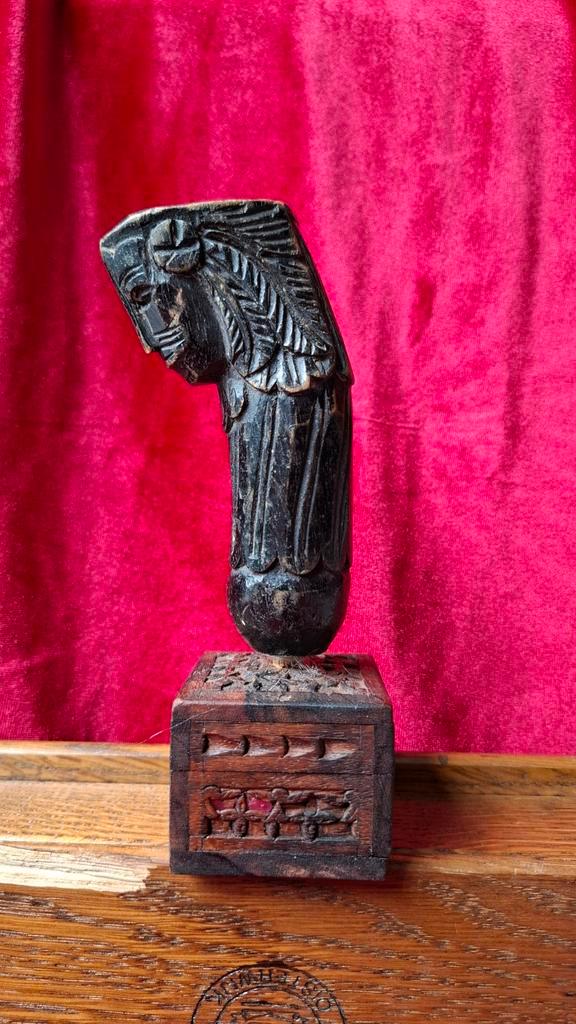 Keris greep #17 Madura KNIL, Antiek en Kunst, Kunst | Niet-Westerse kunst, Ophalen of Verzenden