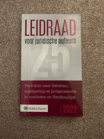Leidraad voor Juridische Auteurs beschikbaar voor biedingen