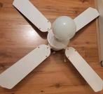 Plafondventilator wind 42cm met lamp, 3 standen, Ophalen of Verzenden, Zo goed als nieuw, Plafondventilator