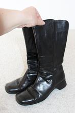 Zwart Leren Franco Bonoldi Laarzen (Maat 39½) s12 € 35,-, Kleding | Dames, Schoenen, Zwart, Ophalen of Verzenden, Zo goed als nieuw