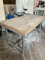 Tafel steigerhout, Ophalen, Gebruikt, 50 tot 100 cm, Vijf personen of meer