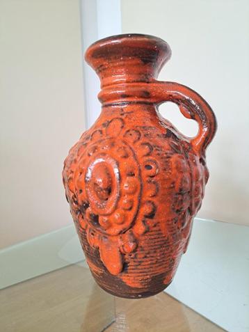 Vintage West Germany Fat Lava Vloer Vaas 30cm Hoog beschikbaar voor biedingen