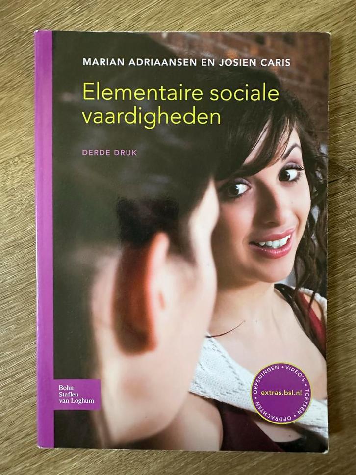 Elementaire sociale vaardigheden - 3e druk, Boeken, Studieboeken en Cursussen, Zo goed als nieuw, HBO, Gamma, Ophalen of Verzenden