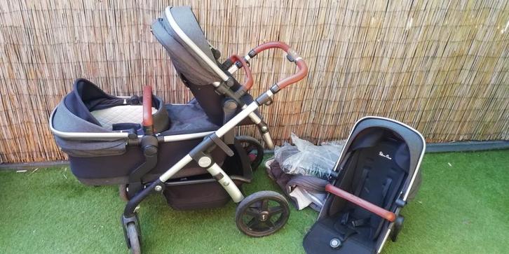 Silver Cross Wave Duowagen + Reiswieg, Kinderen en Baby's, Kinderwagens en Combinaties, Gebruikt, Combiwagen, Overige merken, Duowagen