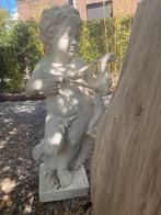 groot tuinbeeld cupido engel amor 90cm zgst, Ophalen, Gebruikt, Beton, Engelenbeeld
