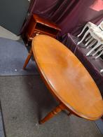 Mooie ovaale kersen houten uit trek eet tafel, Antiek en Kunst, Antiek | Meubels | Tafels, Ophalen of Verzenden