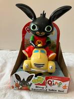 Konijntje Bing taxi met pieper / geluid, Ophalen of Verzenden, Zo goed als nieuw, Auto, Met wieltjes