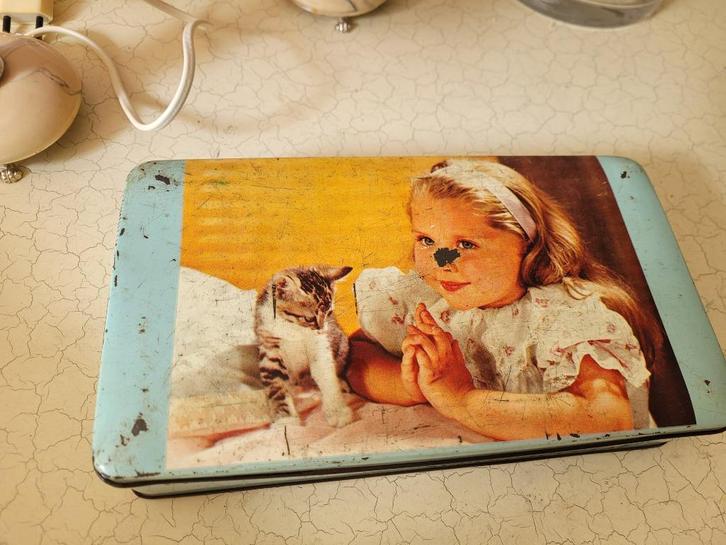 Belgisch blikje superchocolat, Verzamelen, Blikken, Gebruikt, Overige, Overige merken, Ophalen of Verzenden