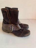 Zwarte leren enkellaarsjes bikerboots Otö, maat 39, Kleding | Dames, Schoenen, Ophalen of Verzenden, Zo goed als nieuw, Zwart