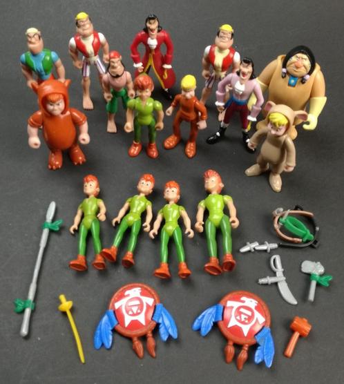 Disney Heroes 15 PETER PAN figuren 2004 FAMOSA, Verzamelen, Disney, Gebruikt, Beeldje of Figuurtje, Peter Pan of Pinokkio, Verzenden