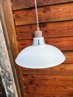 Gratis - plafondlamp lichtblauw/grijsbruin 30cm, Huis en Inrichting, Lampen | Hanglampen, Ophalen, Gebruikt, Metaal, Minder dan 50 cm