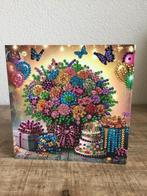 Diamond painting verjaardagskaart, Verzenden, Zo goed als nieuw, Overige thema's