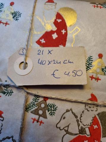 Oude cadeauverpakking Sint/Kerst beschikbaar voor biedingen