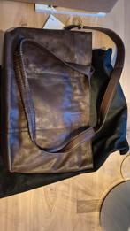 Chabo Bags Street OX classic bruine lederen handtas, Ophalen of Verzenden, Nieuw, Bruin, Schoudertasje