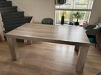 Eettafel grijseiken motief 180x100, Huis en Inrichting, Tafels | Eettafels, Ophalen, Overige materialen, Gebruikt, 100 tot 150 cm