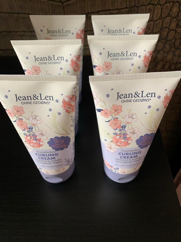 Jean & Len Curling Cream - 6 stuks, Ophalen of Verzenden, Nieuw, Gel, Wax, Haarlak of Mousse