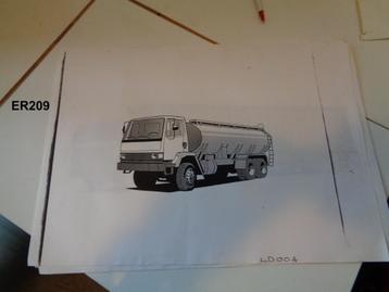daf tank wagen tekening beschikbaar voor biedingen