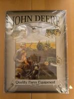 Reclame bord John Deere Quality Farm Equipment since 1837, Ophalen of Verzenden, Nieuw, Reclamebord