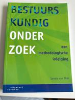 Bestuurskundig Onderzoek - Sandra van Thiel, Boeken, Studieboeken en Cursussen, Ophalen of Verzenden, Gamma, Zo goed als nieuw