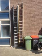 Ladder te huur in Zwolle , plm 10 meter werkhoogte., Doe-het-zelf en Verbouw, Ladders en Trappen, Ophalen of Verzenden, Zo goed als nieuw