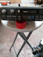 Vintage Yoko YK-310E Autoradio Cassette, Auto diversen, Ophalen of Verzenden, Gebruikt