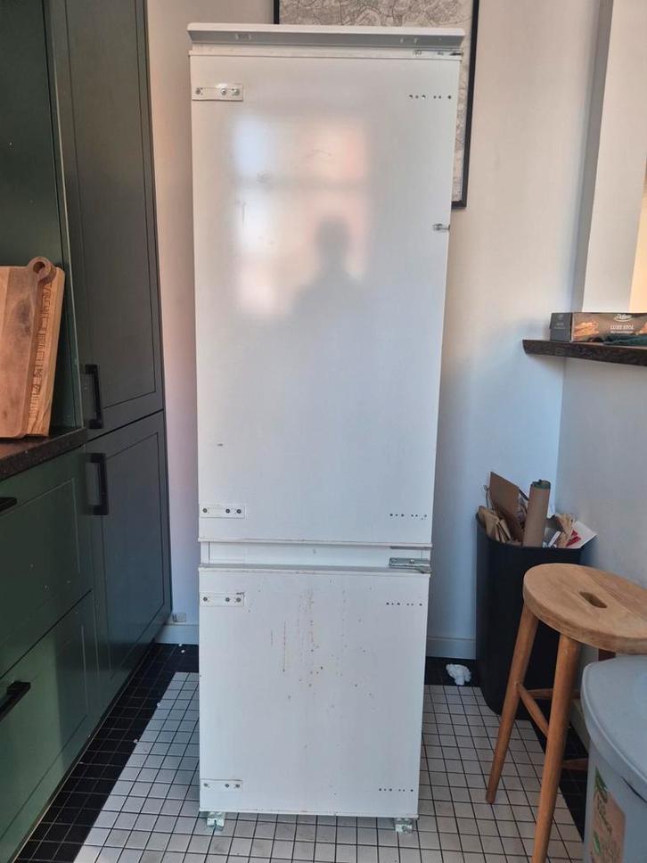 Inventum IKV1783S inbouw ijskast, Witgoed en Apparatuur, Koelkasten en IJskasten, Gebruikt, Met vriesvak, 200 liter of meer, 160 cm of meer