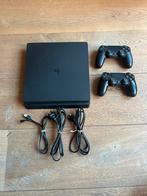 PS4 Slim - Goede Staat, Ophalen of Verzenden, Gebruikt, Met 2 controllers, Slim