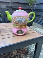 Blond Amsterdam Theepot met Houder, Gebruikt, Blond Amsterdam, Overige typen, Ophalen of Verzenden