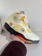 Nike X Off-White Air Jordan 5 Sail maat 42,5, Kleding | Heren, Overige kleuren, ., Nieuw, Ophalen of Verzenden