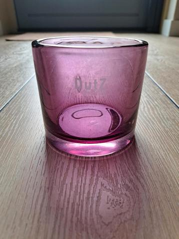 DutZ design vaas in paarse tint, diameter 10 cm. beschikbaar voor biedingen
