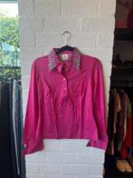 Vintage 70s blouse maat XS / S roze, Kleding | Dames, Blouses en Tunieken, Ophalen of Verzenden, Zo goed als nieuw, Vintage, Roze