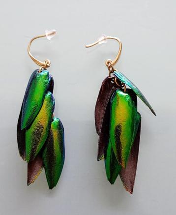 oorhangers nieuw groen blingbling beschikbaar voor biedingen