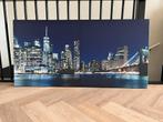 Skyline New York canvas, Huis en Inrichting, Woonaccessoires | Schilderijen, Tekeningen en Foto's, Ophalen, 125 cm of meer, Zo goed als nieuw