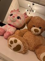 Grote Knuffels - Beer & Rendier 9€ samen, Kinderen en Baby's, Speelgoed | Knuffels en Pluche, Ophalen of Verzenden, Gebruikt, Beer