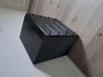 Zwart ladenkastje, Huis en Inrichting, Kasten | Ladekasten, Zo goed als nieuw, 3 of 4 laden, Minder dan 100 cm, 25 tot 50 cm