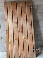 Douglas tuindeur met ijzer frame 180 cm hoog, Ophalen, Gebruikt, Minder dan 3 meter