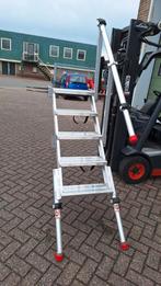 aanbouw steigertrap 5 treden, Doe-het-zelf en Verbouw, Ladders en Trappen, Ophalen, Trap, Zo goed als nieuw, Opvouwbaar of Inschuifbaar