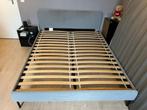 Grijs bed 160x200, Huis en Inrichting, Ophalen, Gebruikt, Tweepersoons, 200 cm