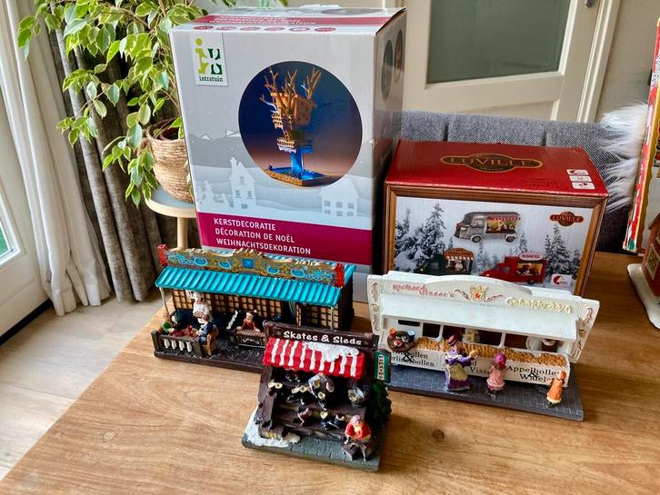 Kerstdorp Intratuin Luville, Diversen, Kerst, Zo goed als nieuw, Ophalen of Verzenden