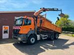 Mercedes-Benz Axor 2640, 6x4, Kipper/Kraan Palfinger PK17502, Stof, Zwart, Overige kleuren, Bedrijf