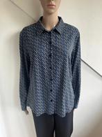 ZILCH blouse maat L / XL blauw zwart wit print, Kleding | Dames, Blouses en Tunieken, Blauw, Maat 42/44 (L), Ophalen of Verzenden