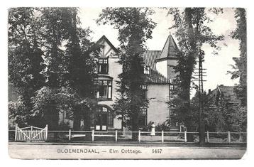 979624 Bloemendaal 1909 NH Elm Cottage Gelopen met zegel  beschikbaar voor biedingen