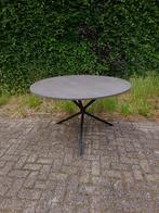 nieuwe koperkleur ronde eettafel met hpl blad 120 doorsnee, Ophalen, Rond, Nieuw, 100 tot 150 cm