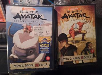 Dvd Avatar de legende van aang seizoen 1 en 2  beschikbaar voor biedingen