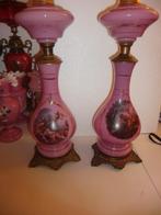 Opaline olielampen, Antiek en Kunst, Ophalen