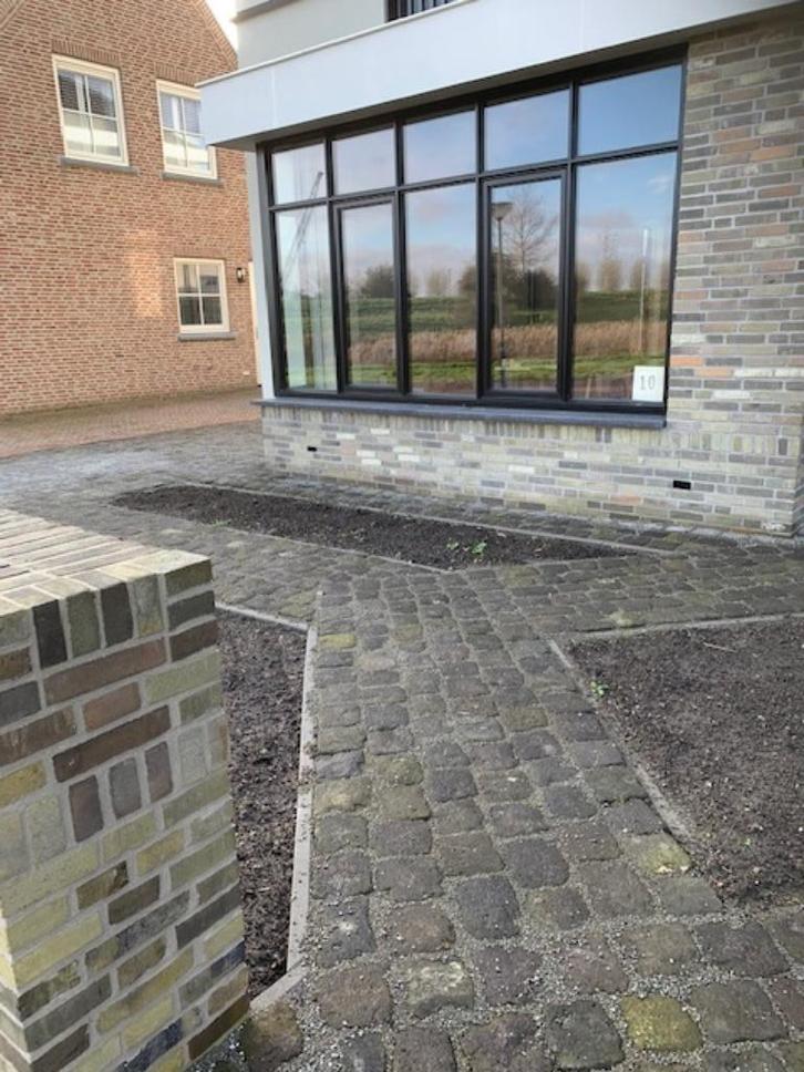 Natuursteen en kasseien, Tuin en Terras, Grind, Keien en Split, Gebruikt, Overige typen, Grijs, Overige materialen, Ophalen