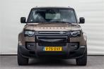 Land Rover Defender 3.0 D250 110 Grijs Kenteken, Luchtvering, Auto's, Bestelauto's, 249 pk, Bruin, 2996 cc, Leder