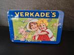 Verkade's  biscuits blik, Ophalen of Verzenden, Gebruikt, Koek(jes), Verkade