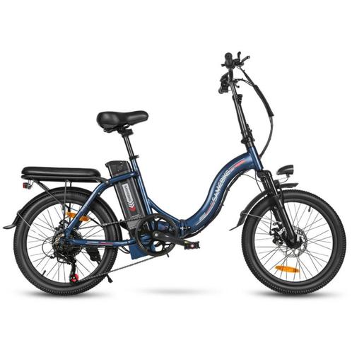 SAMEBIKE CY20 FT elektrische fiets blauw, Sport en Fitness, Overige Sport en Fitness, Nieuw, Verzenden
