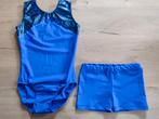 Turnpakje met broekje maat 140 (nieuw), Sport en Fitness, Turnen, Blauw, Nieuw, Turnpak(je), Kindermaat 122 t/m 140